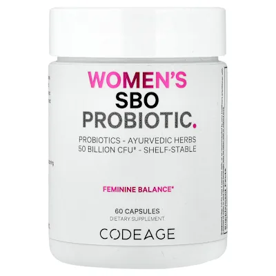 Codeage, Women's SBO Probiotic, 60 Capsules