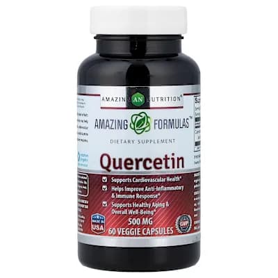 Amazing Nutrition, Quercetin, 500 mg, 60 Veggie Capsules