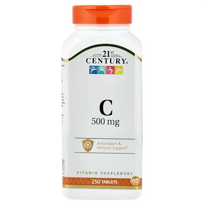 21st Century, Vitamin C, 500 mg, 250 Tablets