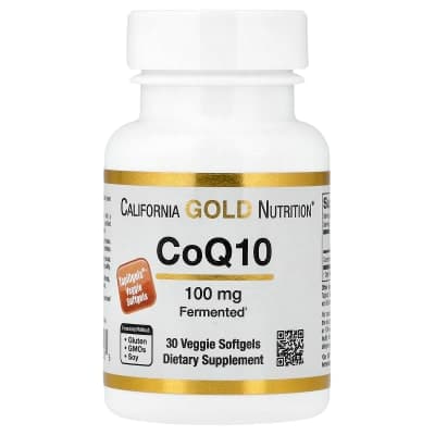 California Gold Nutrition, CoQ10, 100 mg, 30 Veggie Softgels