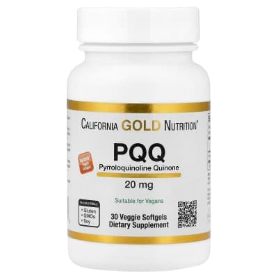 California Gold Nutrition, PQQ, 20 mg, 30 Veggie Softgels