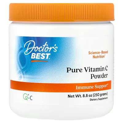 Doctor's Best, Pure Vitamin C Powder with Q®-C, 8.8 oz (250 g)