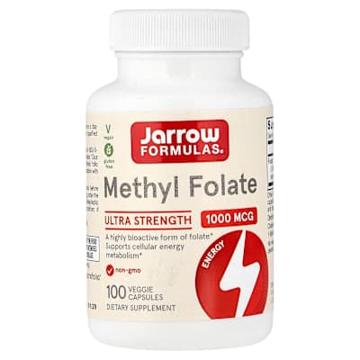 Jarrow Formulas, Methyl Folate, 1,000 mcg, 100 Veggie Capsules