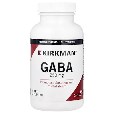 Kirkman Labs, GABA, 250 mg, 150 Capsules