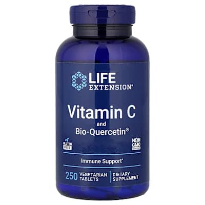 Life Extension, Vitamin C and Bio-Quercetin®, 250 Vegetarian Tablets