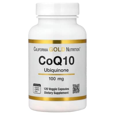 California Gold Nutrition, CoQ10, USP Grade Ubiquinone, 100 mg, 120 Veggie Capsules