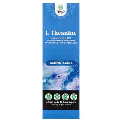 Nature's Craft, L-Theanine, Alcohol Free, 60 ml