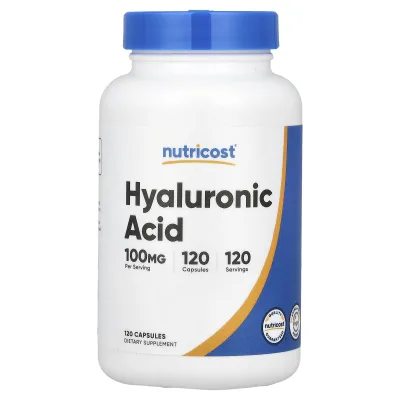 Nutricost, Hyaluronic Acid , 100 mg , 120 Capsules