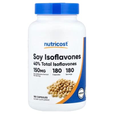 Nutricost, Soy Isoflavones, 150 mg, 180 Capsules