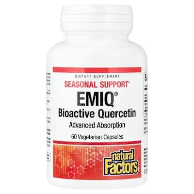 Natural Factors, EMIQ®, Bioactive Quercetin, 60 Vegetarian Capsules