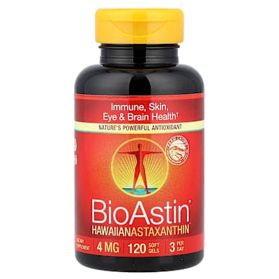 Nutrex Hawaii, BioAstin®, Hawaiian Astaxanthin, 4 mg, 120 Soft Gels