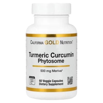 California Gold Nutrition, Turmeric Curcumin Phytosome Meriva®, 500 mg, 60 Veggie Capsules