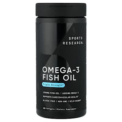 Sports Research, Omega-3 Fish Oil, 180 Softgels
