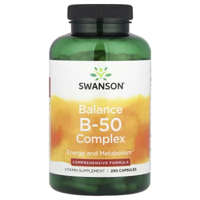 Swanson Vitamins, Balance B-50 Complex, 250 Capsules