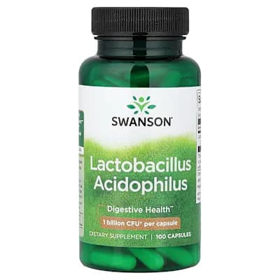 Swanson Vitamins, Lactobacillus Acidophilus, 1 Billion CFU, 100 Capsules
