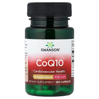 Swanson Vitamins, CoQ10, 10 mg, 100 Capsules