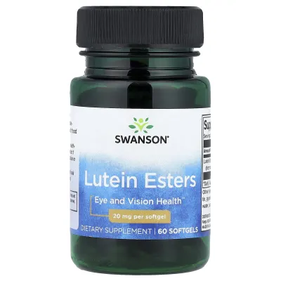 Swanson Vitamins, Lutein Esters, 20 mg, 60 Softgels