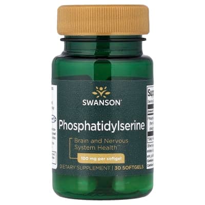 Swanson Vitamins, Phosphatidylserine, 100 mg, 30 Softgels