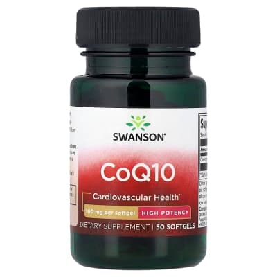 Swanson Vitamins, CoQ10, High Potency, 100 mg, 50 Softgels