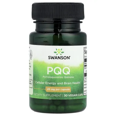 Swanson Vitamins, PQQ, 20 mg, 30 Vegan Caps