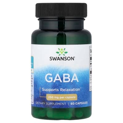 Swanson Vitamins, Gaba, 250 mg, 60 Capsules