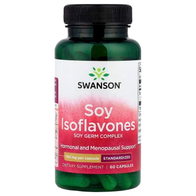 Swanson Vitamins, Soy Isoflavones, 750 mg, 60 Capsules